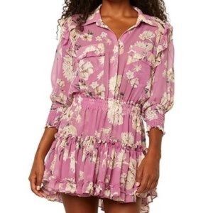 NWT MISA Los Angeles Enya floral dress size XS